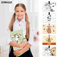 Zonggjz Hoạt Hình 12 Pocker File Folder, Phiên Bản Ngang Trong Suốt Học Sinh Giấy Kiểm Tra Túi Bảo Quản, Quà Tặng Túi Tập Tin Nhiều Lớp A4 Accordion File Folder