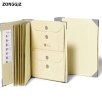 Zonggjz In I Go Missing Binder, Pocket Binder File Organizer Manila Pocket Folder, File Storage Tools According Storage Folder