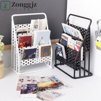 Zonggjz Nhà Búp Bê Sắt Giá Để Đồ, Tỉ Lệ 1: 12 Giả Vờ Chơi Giá Báo Thu Nhỏ, Kệ Báo Trang Trí Hàng Ngày Kệ Sách Hiển Thị Giá Búp Bê Mô Hình Đồ Chơi Trẻ Em