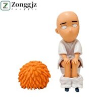 Zonggjz One Punch Man Hình, Đồ chơi mô hình ngồi vệ sinh Saitama Nhân vật hành động, Trang trí nội thất Búp bê PVC Anime Gk Tượng Tatsumaki Bộ sưu tập mô hình