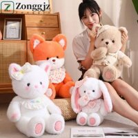Zonggjz Thỏ Gấu Sang Trọng Búp Bê, Mô Phỏng Gấu Bông PP Sang Trọng Đồ Chơi Trẻ Em, Bộ Sưu Tập Dễ Thương Lông Tơ Mềm Thú Nhồi Bông Búp Bê Sang Trọng Trang Trí Tiệc Sinh Nhật