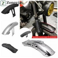 Zonggjz Xe Máy Retro Fender Trước / Sau, CG125 Kim Loại Xe Máy Kim Loại Trước / Sau Fender, Sửa Đổi Trước / Sau Đen Chrome Đen Chrome Vị Trí Lốp Xe Máy Chắn Bùn Xe Máy