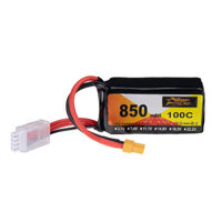 ZOP Power 11.1V 850mAh 100C 3S LiPo Battery XT30 Plug for RC Drone