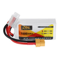 ZOP Power 11.1V 1500mAh/2200mAh 25C 3S LiPo Battery XT60/T Plug for RC Drone