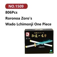 ✨Zoro Katana One Piece Đồ Chơi Lắp Ráp Mô Hình 806Chi Tiết TEC CREATORS Lắp Ghép Xếp Hình