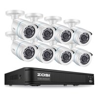 ZOSI H.265+ 1080p Home Security Camera System, 8 Channel 1080N CCTV DVR Recorder with 8 x 1080p Night Vision Weatherproof Surveillance Bullet Camer...