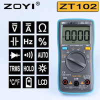 ZOYI ZT102 Đồng hồ vạn năng điện tử  đồng hồ đa năng kỹ thuật số màn hình LCD ZT 102