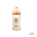 Bình sữa cổ rộng thủy tinh nhẹ cho bé Simba S6908 - 260ml