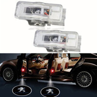 Zr 2 Chiếc Xe Peugeot Đèn LED Cửa Máy Chiếu 3D Logo Tự Động Chào Mừng Puddle Bước Phụ Kiện Ánh Sáng Cho Xe Đạp Peugeot 307 308 508 408 RCZ 206 306 207 208 406 5008 607 806 807 5W Lỗi Miễn Phí