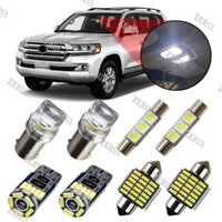 Zr Cho 12V Siêu Sáng Bóng Đèn LED Trắng Canbus Cho Xe Toyota Land Cruiser J80 J100 J200 Prado J120 J150 Nội Thất Mái Vòm Đọc Bộ Đèn