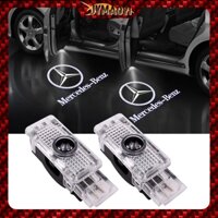 Zr CHO 2 / 4 Đèn LED Cửa Ô Tô Logo Chiếu Đèn Chào Mừng Đèn Máy Chiếu Cho Xe Mercedes Benz W203 SLK R171 SLR R199 CLK W209 Maybach W240 Phụ Kiện