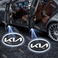 Zr Cho 2 Chiếc Cửa Ô Tô Chào Mừng Đèn Led Máy Chiếu Cửa Không Dây Đèn Laser Cho KIA Morning Forte Spectra Sportage Rio Picanto Sorento K5 K3 Cerato Rondo