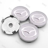 Zr Cho 4 Bánh Xe Sang Trọng 60 Mm Xe Mazda Logo Bánh Xe Trung Tâm Trung Tâm Mũ Bao Vành Hub Mũ Cho Xe Mazda 2 3 6 MX-5 MX-30 CX-3 CX-8 CX-9