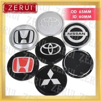 Zr Cho 4 OD 65MM / ID 60MM Bánh Xe Trung Tâm Nắp Thể Thao Vành Bao Bánh Trung Tâm Nắp Cho HONDA TOYOTA MITSUBISHI Biểu Tượng