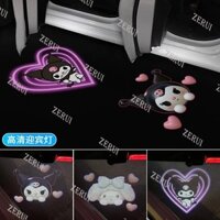 Zr Cho Cửa Ô Tô Đèn Lịch Sự Hd Dễ Thương Clow M Không Khí Ánh Sáng Không Dây Đa Năng Chiếu Cửa Trang Trí Ô Tô Đèn Chào Mừng Xe Ô Tô Đèn Trang Trí Ô Tô