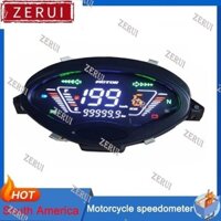 Zr Cho Full LCD Xe Máy Đồng Hồ Tốc Độ Dặm Nhà Ở 125 Dành Cho Xe Honda Charisma 125 X & D Wave125r WAVE125 Wave125S Đổi Mới 125 NOVA 125