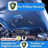 Zr Cho Ô Tô Cửa Sổ Trước Che Nắng Dành Cho Proton Persona Kính Chắn Gió Tấm Che Kính Chắn Gió Gấp Tự Động Bảo Vệ Tia UV Rèm Phụ Kiện