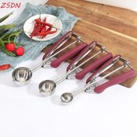 Zsdn Ice Ball Muỗng Chuyên Nghiệp Bền Thực Phẩm Porter Cắt Mash Cho Dưa Hấu Thịt Viên Dụng Cụ Nhà Bếp