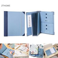 Zthome Công cụ lưu trữ tập tin trong trường hợp Tôi đi mất chất kết dính bỏ túi Binder File Organizer Manila Pocket Folder According Storage Folder HOT