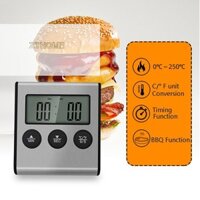 [Zthome] Nhiệt Kế Nhà Bếp Kỹ Thuật Số Màn Hình LCD Đầu Dò Dài Cho Lò Nướng Thực Phẩm Thịt Báo Thức Hẹn Giờ Dụng Cụ Đo Boutique