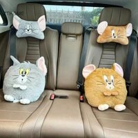 Zthome Xe Tựa Đầu Gối Cổ Tom Và Jerry Sang Trọng Bảo Vệ Vai Trang Trí Ô Tô Đồ Dùng Ô Tô Sang Trọng Quà Tặng Sang Trọng Eo Đệm HOT