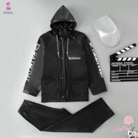 Ztoyl 2 Chiếc Áo Mưa Hai Cửa Chống Thấm Nước Có Dây Kéo Và Khóa Dành Cho Nam Nữ Thích Hợp Cho Đi Xe Máy Xe Đạp Mới