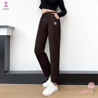 Ztoyl Xuân Thu Mới Cao Cấp Chân Thẳng Giảm Béo Thường Ngày Quần Dành Cho Nữ Thời Trang Mẹ Attire Harem Quần Mới
