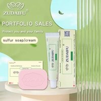ZUDAIFU 15g kem +80g xà phòng lưu huỳnh khoa học giải quyết bệnh chàm và vảy nến
