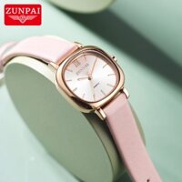 ZUNPAI-243 Đồng hồ nữ Chính hãng Chống nước Dây thép Đeo tay Độc lạ Đẹp Đồng hồ nữ cơ kim Dây da