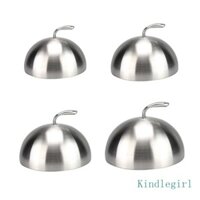 Zuoo 20 24 26 28cm Vỏ bít tết bằng thép không gỉ Teppanyaki Dome Nắp đậy bát đĩa