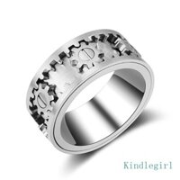 Zuoo Nhẫn Inox Spinner Nhẫn Nữ Người Đàn Ông Gear Cho Celtic Nhẫn Giảm Căng Thẳng Giảm Lo Âu