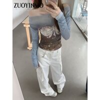 ZUOYINMO Áo Len áo khoác cardigan Cute Stylish Korean Đơn giản WMY2410HP1 3Z240116