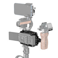 Zv-e10ii Camera Lồng Giàn Khoan Cho Sony ZV-E10II Video Chụp Lồng Giàn Khoan Cho Arca Chân Máy Gắn 1 / 4 3 / 8 Sợi Lạnh Gắn Giày ổn định