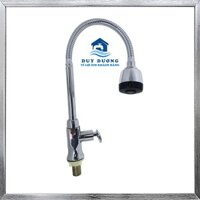 ZVC703 Vòi Rửa Chén Bát Lạnh Inox 304 loại cần lò xo mềm xoay 360 độ, đầu vòi 2 chế độ xả nước