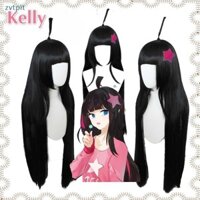 Zvt Kelly Tổng Hợp Tự Nhiên Cosplay Tóc Giả lõm lõm Thế Giới Tiệc Tóc Kiểu Tóc Nữ Đen Dài Thẳng Phần Mở Rộng Tóc VN