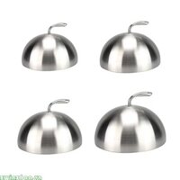 Zwinz1aa 20 24 26 28cm Vỏ bít tết bằng thép không gỉ Teppanyaki Dome Nắp đậy bát đĩa