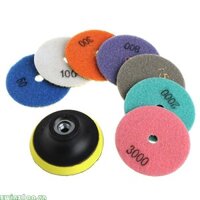 Zwinz1aa 8 Chiếc Nắp Đĩa Mài Bánh Đá Cẩm Thạch Mài Nước Đĩa Đá Mài Nước