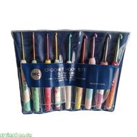 Zwinz1aa 9 Chiếc Tay Cầm Công Thái Móc Cho Người Mới Bắt Đầu Đan Áo Len Khăn Túi