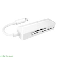 Zwinz1aa Đầu Đọc Thẻ Nhớ Mini Đầu Đọc Thẻ 3 Trong 1 Ios8Pin Đầu Đọc Thẻ DFSD XD Đầu Đọc Thẻ 3 Trong 1 Cho Điện Thoại Laptop Ta