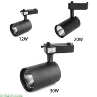 Zwinz1aa Đèn LED Đường Đen COB Đường Sắt Đèn Chiếu Sáng Đèn Theo Dõi Cho Cửa Hàng f