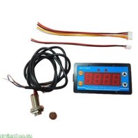 Zwinz1aa Đồng hồ đo giờ hiển thị kỹ thuật số chống nước Đồng hồ đo tốc độ động cơ di động DC8-24V