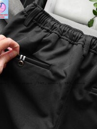 [ZXCVHS] 40 - 130 kg Quần short nam lưng kéo có phối thun. Quần short tây âu nam chất cotton co giả