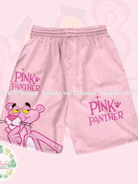 [ZXCVHS] Quần short lửng hoạt hình Báo hồng bigsize quần đùi thun cartoon unisex nam nữ đồ nhóm đi