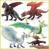 Zy1 Mô Phỏng Warcraft Rồng Đồ Chơi Mô Hình Lửa Đá Rồng Shilong Bay Rồng Khủng Long Động Vật Dưới Hàm Di Chuyển Mo