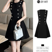 Zyht EraVogue Đầm Nữ Kem Đầm Hình Chữ A Đầm Satin Đầm Công Sở Đầm Hi-So Đầm Vintage Đầm Dự Tiệc Đầm Dạ Hội 9881