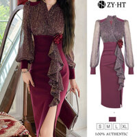 Zyht EraVogue Đầm Nữ Kinh Doanh Đầm Sang Trọng Đầm Cưới Đầm Dự Tiệc Đầm Dạ Hội 50749