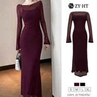 Zyht EraVogue Đầm Nữ Kinh Doanh Đầm Cao Cấp Đầm Sang Trọng Đầm Cưới Đầm Dự Tiệc Đầm Dạ Hội 9562