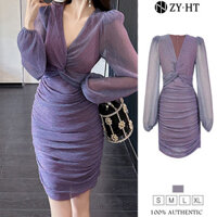 Zyht EraVogue Đầm Nữ Kinh Doanh Đầm Sang Trọng Đầm Cưới Đầm Dự Tiệc Đầm Dạ Hội 21080