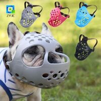 Zyjc Chó Mõm Cao Su Mềm Phụ Kiện Thú Cưng Cắn Ngăn Ngừa Bulldog Pháp Ngắn Snout