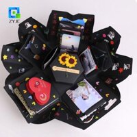 Zyjc DIY Handmade Album Ảnh Giấy Quà Tặng Kỷ Niệm Đáng Yêu